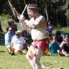 Tribal incarnation at Appin Massacre Memorial 